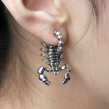 Boucles d&#39;oreilles Scorpion 3d Scorpion Silver Tone Boucles d&#39;oreilles Boho... - $5.05