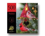 Cardinal Birds Christmas Jigsaw Puzzle 500 Piece 28&quot; x 20&quot; Durable Fit P... - £14.79 GBP