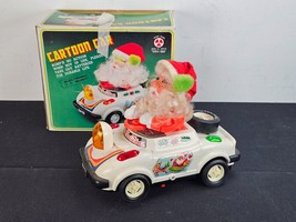 Christmas Santa Claus Cartoon Car Vintage Animated Musical Son Ai Retro ... - £27.37 GBP