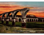 Ruins of Arches Mission San Juan Capistrano California CA DB Postcard H25 - $2.67