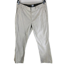 GAP Mens Dress Pants Cotton Straight Fit Beige 38x32 - £11.40 GBP