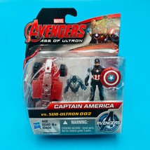 Captain America Vs. Sub-Ultron 002 Marvel Avengers Age Of Ultron -2.5&quot; Fig. Set - $12.18