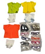Mid 2000s Doll Clothing & Accessories Lot Fits 14–16 Inch Dolls Shirts Shorts Gl - $14.40