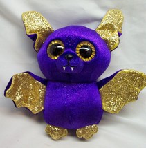 Ty Beanie Boos Big Eyed Count The Purple &amp; Gold Bat 5&quot; Plush Stuffed Animal Toy - £11.67 GBP