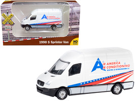1990 Mercedes Benz Sprinter Van White &quot;Air America Air Conditioning Heating &amp; Re - £18.73 GBP