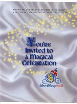 Walt Disney World 25th Magical Celebration Booklet American Express 1996 - £18.69 GBP