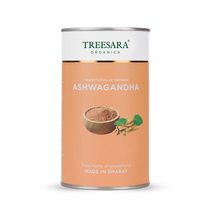 TREESARA Organic Ashwagandha Root Powder Non-GMO Natural Ayurvedic Herbal for Im - $24.35