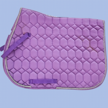 Centaur All Purpose English Saddle Pad Purple Horse Size USED - £15.84 GBP