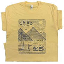 Cairo Egypt T Shirt Cool Egyptian Pyramids T Shirts for Men Women The Sphinx Tee - £15.97 GBP