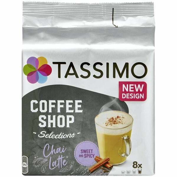TASSIMO: Chai Latte Pods for a Tassimo machine -8 pods -FREE SHIPPING