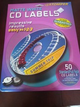 Matte White CD Labels 50 Standards/Full Face - $39.48