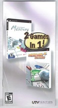 Mercury &amp; Mercury Meltdown Combo PSP PlayStation Portable Manual Only Rare HTF - £7.75 GBP