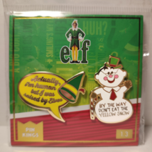 Pin Kings Elf Christmas Movies Enamel Pins Set Of 2 Official Collectible Badges - £9.10 GBP