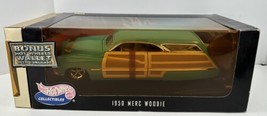 Hot Wheels 2000 Mattel 1950 Merc Woodie - 1:18 Scale - Diecast With Wall... - $49.49