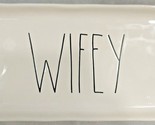 Rae Dunn LL Font “WIFEY” Farmhouse Style Rectangle Tray Plate Dish  - £23.39 GBP