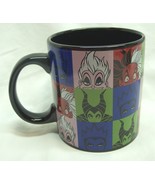 Walt Disney  VILLIANS Ursula Cruella Maleficent &amp; Wicked Queen Coffee Mug - $365.18 MXN