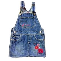 OshKosh Bgosh Dress Toddler Girls 4T Used Denim Vestbak - £9.49 GBP