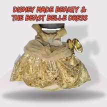 Golden Beauty &amp; The Beast Ballroom Disney Dress - Stage Use/Bat Mitzvah/... - £54.21 GBP
