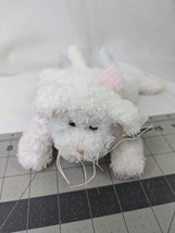 Bearington White Kitty Cat Plush Rattle 9 Inch Style 1963 Stuffed Animal Toy - £8.76 GBP