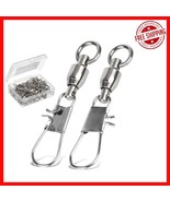 Durable 25 Pcs Interlock Snap Ball Bearing Swivels for Ultimate Fishing ... - $31.66 CAD