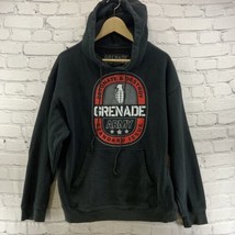 Grenade Army Hoodie Mens Sz M Black Sweatshirt Pullover - $19.79