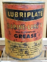 Vintage Lubriplate MARINE-LUBE &quot;A&quot; Grease Metal Can 16oz Fiske Brothers ... - £34.95 GBP