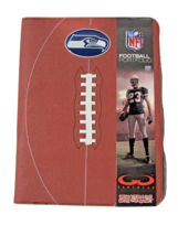 NFL Seattle Seahawks Football Portfolio Notebook Football Grain 9.5&quot; X 13&quot; - £27.90 GBP