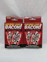 Set Of (2) Everybody Loves Bacon Playing Card Decks Sealed - $455.36 MXN