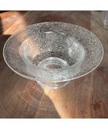 Southern Living At Home Clear Tiny Bubble Glass Bowl 4&quot;x8” - $9.50