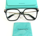 Tiffany &amp; Co. Eyeglasses Frames TF 2234-B-F 8001 Black Gold Crystals 54-... - £144.06 GBP