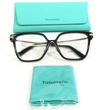 Tiffany &amp; Co. Eyeglasses Frames TF 2234-B-F 8001 Black Gold Crystals 54-... - £144.06 GBP