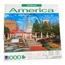 Sure Lox 1000 Piece Jigsaw Puzzle Midwest America Gateway Arch Missouri ... - $12.00