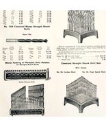 1922 N.T. Bushnell Drill Bit Sets Tools Advertisement Catalogue Hardware... - €21,48 EUR