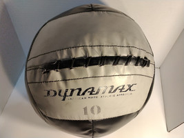 Dynamax Fitness Medicine Ball Black and Gray 10 lbs. pounds - £55.04 GBP