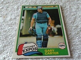 1981  TOPPS   GARY  CARTER   # 660      GEM  MINT     EXPOs  BASEBALL   !! - $139.99