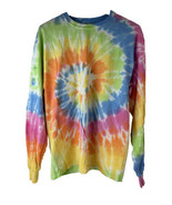 Tie Dye Long Sleeve Shirts Psychedelic Adult XL 100% Cotton Colortone - £16.34 GBP
