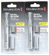2 Remington 2X Dual Blade Quick Easy Comfortable Stainless Steal Detail Trimmer - $40.99