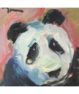 JOSE TRUJILLO Oil Painting IMPRESSIONISM Collectible ORIGINAL Panda Earl... - $170.46 CAD