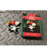 Snoopy Woodstock Keepsake Christmas Ornament 1992 Hallmark Ice Skate Cak... - $14.22
