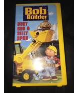 Bob the Builder- Busy Bob &amp; Silly Spud, yellow clamshell (VHS, 2002) - $10.97 CAD