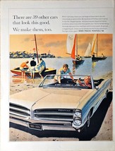 Pontiac Wide Track Sailboat Beach Sand Sailboats Sailing-1965 Vintage Pr... - $180.61 MXN