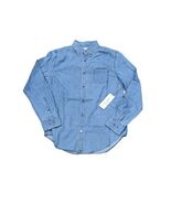 Five Four Men’s Denim Button Down Long Sleeve Shirt Size Small NEW WITH ... - $30.17 CAD