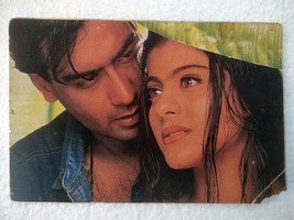 Bollywood Actor Couple Ajay Devgan Kajol Devgan Original Post card Postcard - £31.45 GBP