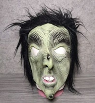 Vtg Topstone Nu-Skin Rubber Halloween Witch Full Mask Hair Horror 70s/80s Ghoul - £27.84 GBP