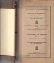 Administrative Pamphlet No. 2 Documentation 1941, No. 3 Prep of Unit Ord... - $45.00