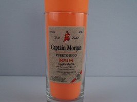 Captain Morgan Puerto Rico Gold Label Original Rum 6.25&quot; Tall Drinking G... - £9.30 GBP