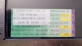 38 SPECIAL / HONEYMOON SUITE - JULY 6, 1986 MANCHESTER, NH CONCERT TICKE... - £14.76 GBP