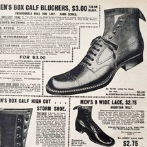 1900 Mens Goodyear Dress Shoes Advertisement Victorian Sears Roebuck 5.2... - $19.99