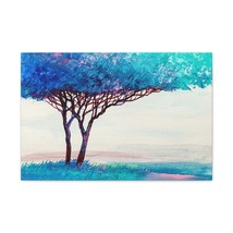Oil Painting Landscape Abstract Tree Hand Painted Contemporary Art Canvas Wall  - £68.54 GBP+