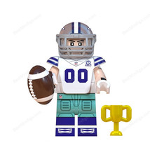 Football Player Cowboys NFL Super Bowl Rugby Players Minifigures Building Toys G - $13.86